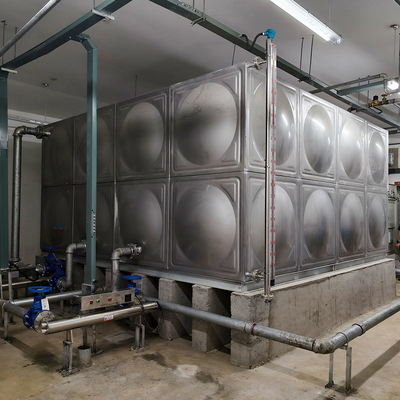 Quality  Large Capacity 304 Stainless Steel Water Tank 10T Custom Size for Municipal Supply factory