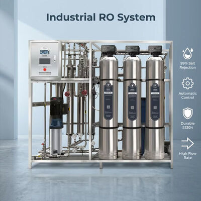 Quality  Industrial RO Water Treatment System with Stainless Steel Material 0.25T/H-10T/H factory