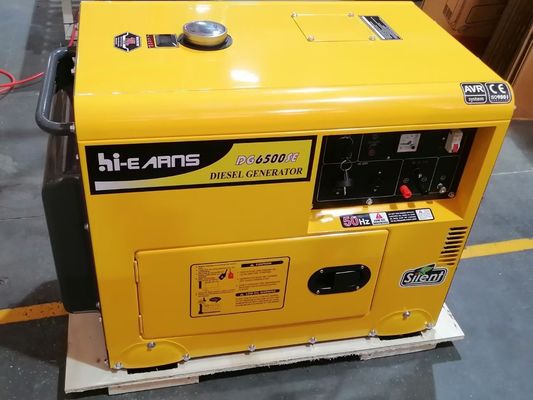 10kva 50/60Hz নীরব ডিজেল জেনারেটর একক ফেজ শব্দ প্রমাণ ডিজেল জেনারেটর 10kva