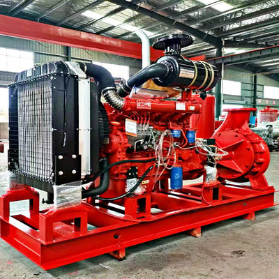 Cast Iron Diesel Fire Pump with Automatic Switching and High Efficiency for Industrial Use