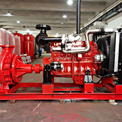 Cast Iron Diesel Fire Pump with Automatic Switching and High Efficiency for Industrial Use