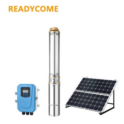 সৌরশক্তি চালিত সাবমার্সিবল পাম্প 3HP 110m 220V OEM গভীর কূপ কৃষি কাজের জন্য