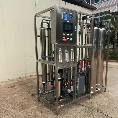 উচ্চ প্রবাহ SS304 জল বিশুদ্ধকরণ RO জল চিকিত্সা সিস্টেম 500LPH