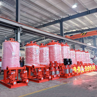 Cast Iron Fire Booster Pump Pressure-stabilizing System With Pressure-stabilizing Tank