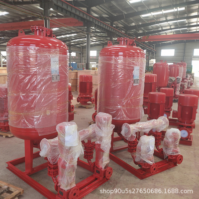 Cast Iron Fire Booster Pump Pressure-stabilizing System With Pressure-stabilizing Tank