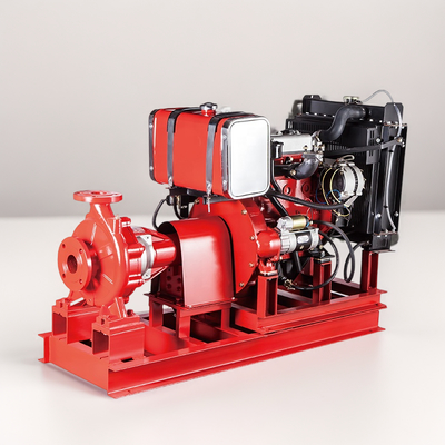 200gpm 27HP Diesel Engine Centrifugal Fire Pump Set with Control Panel