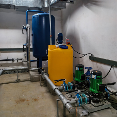 Hệ thống thu hoạch nước mưa trong thùng 40FT với lọc RO