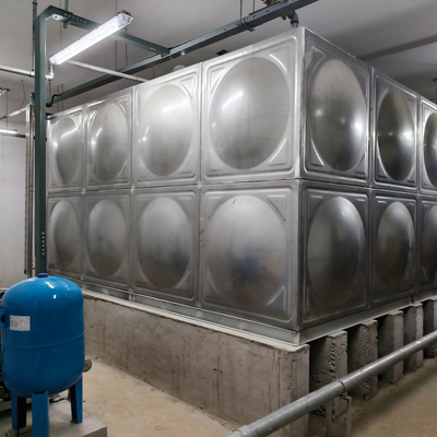 Customized Size Large Industrial Stainless Steel Water Filter Tank Storage Tank