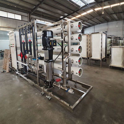 Water Purification Filter System RO 2000 Lph Ultrapure RO Water Treatment Plant