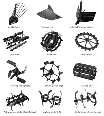6HP 7.5HP 9HP 13HP Gasoline/Diesel Weeder Machine Rotary Tiller Tractor Tiller